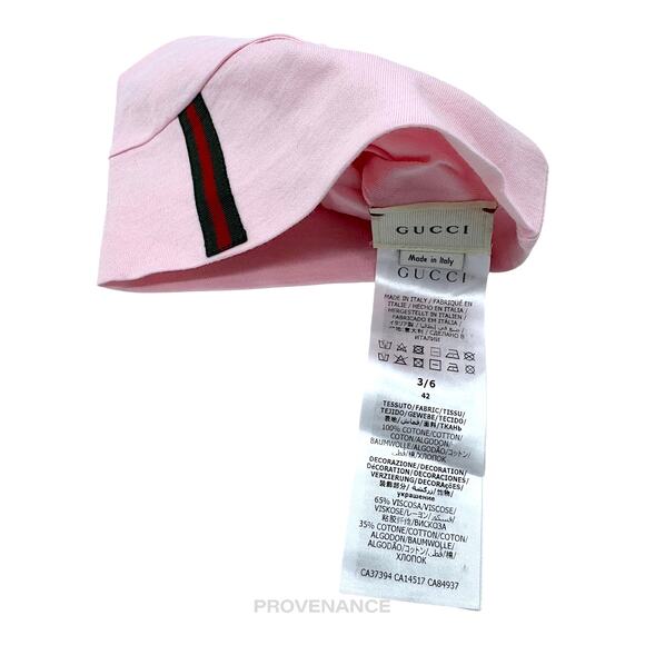 🔴 Gucci Web Baby Cotton Cap - Powder Pink 3/6 Months - Picture 3 of 3